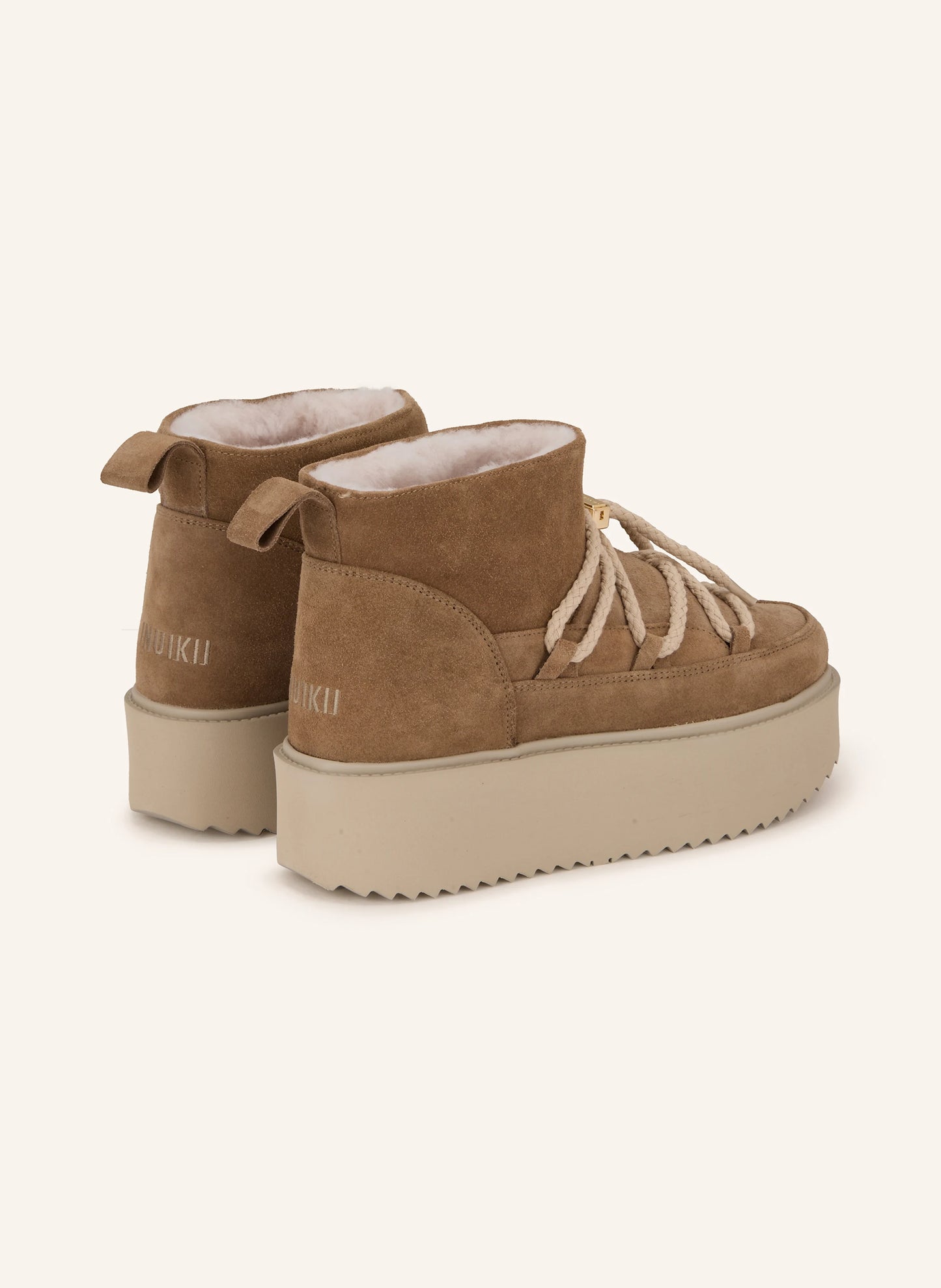 INUIKII Classic Low Platform Beige