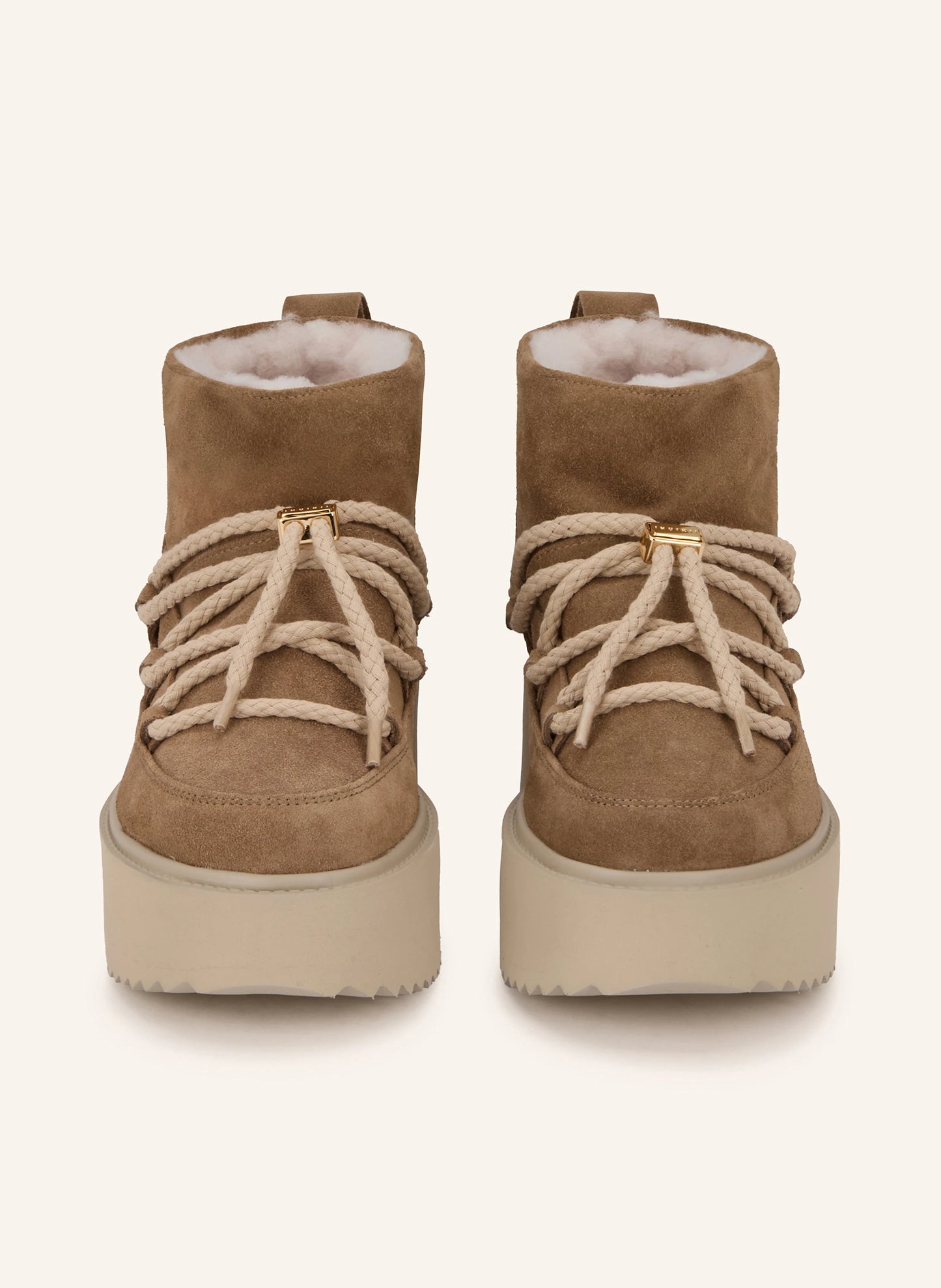 INUIKII Classic Low Platform Beige