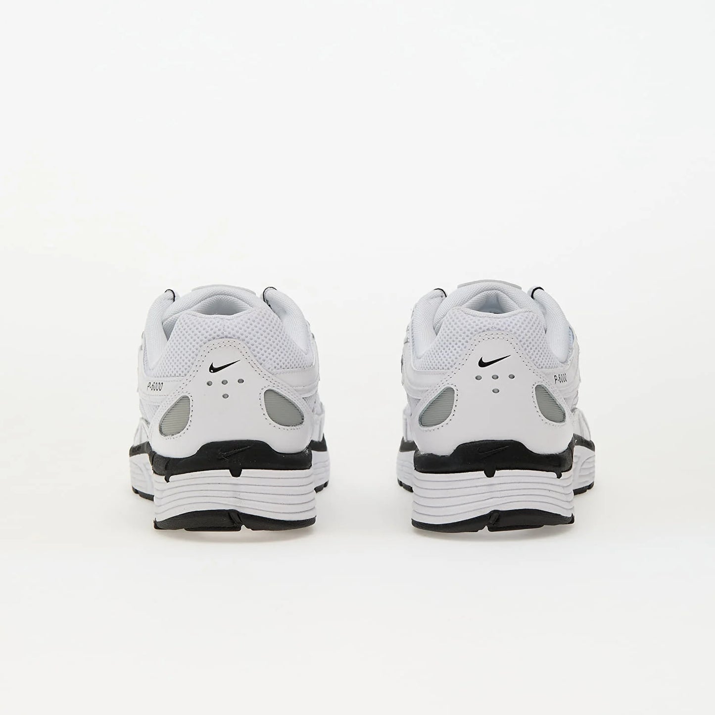 Nike P-6000 White Metallic Silver Black