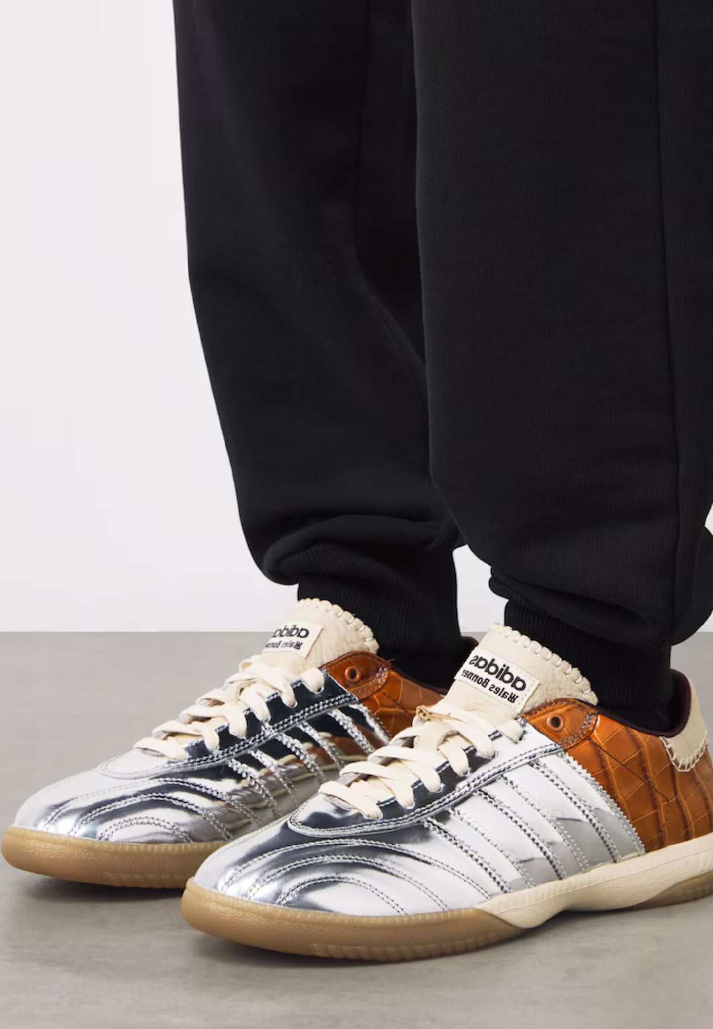 adidas Samba Millennium Wales Bonner Silver Metallic Yellow Croc