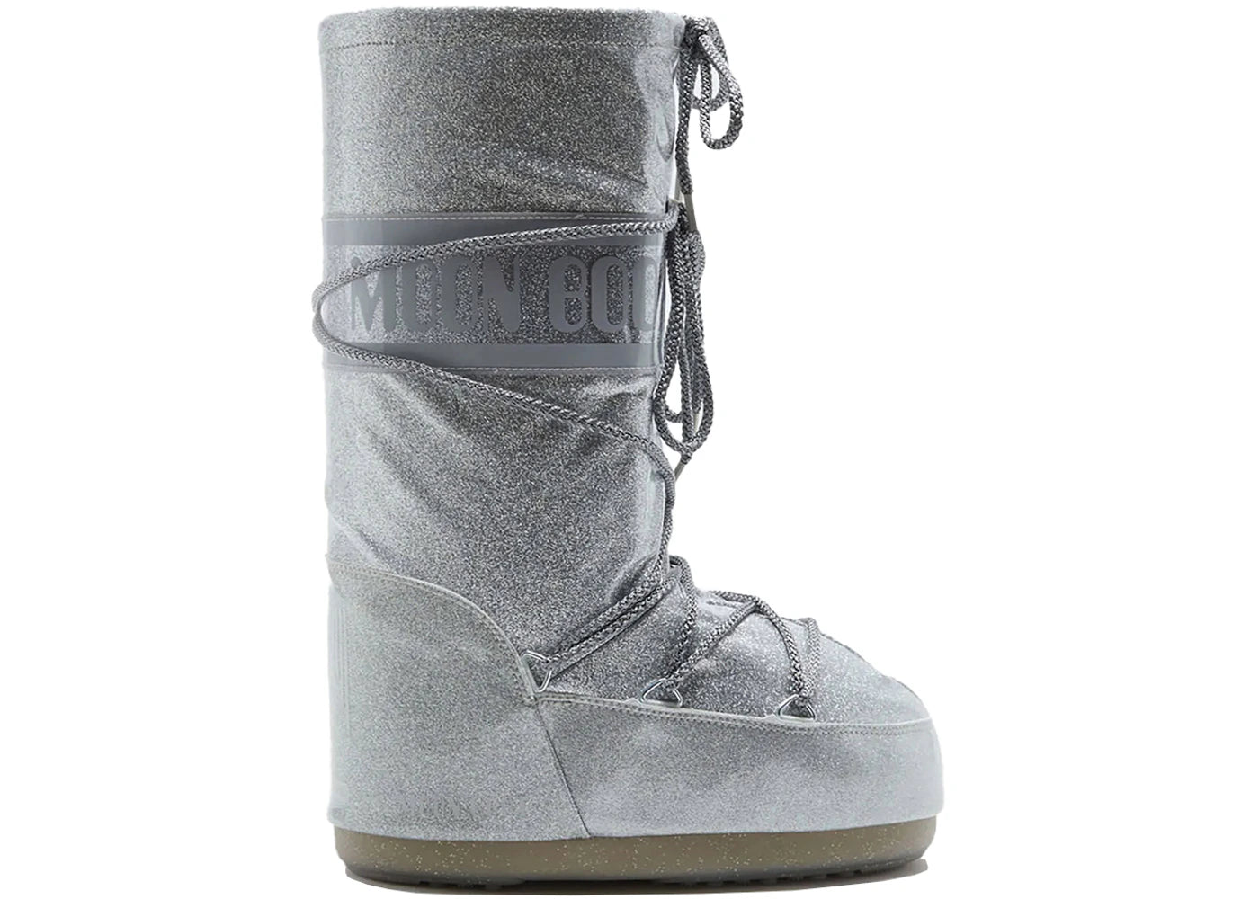 Botte Moon Boot Icon Glitter Argent