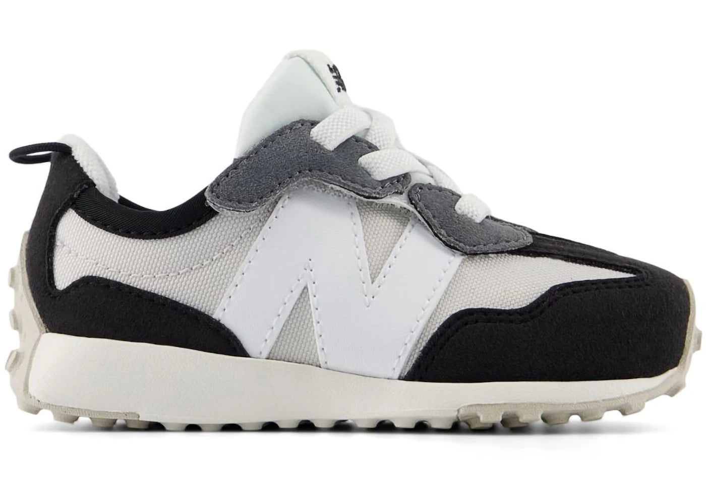 New Balance 327 Hook and Loop Grey Matter White Black