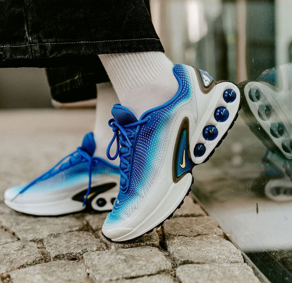 Nike Air Max DN Racer Blau Leuchtendes Gelb