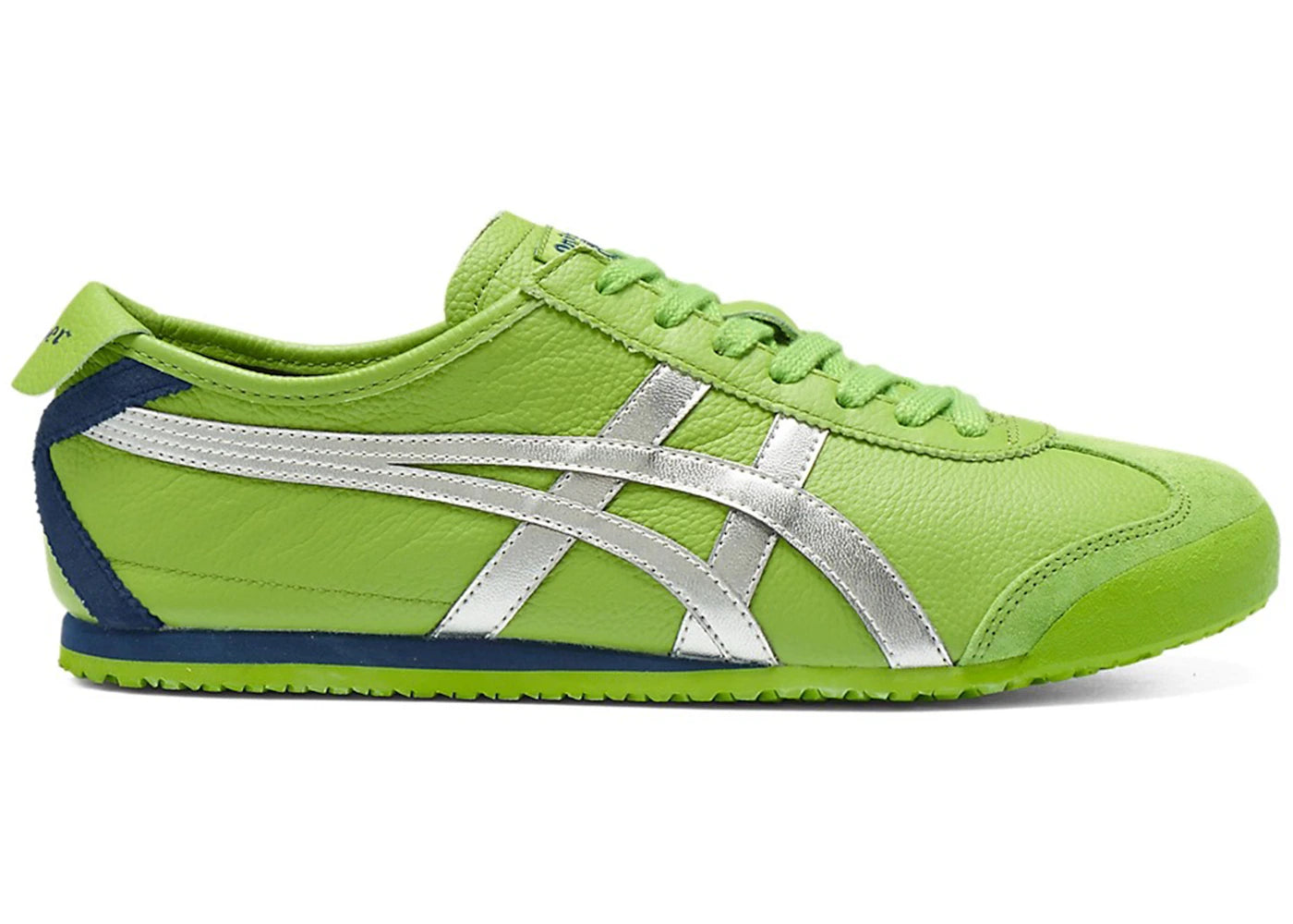 Onitsuka Tiger Mexico 66 Vert Jardin Argent Pur Bleu Marine