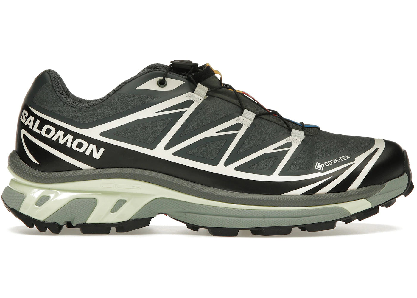 Salomon XT-6 Gore-Tex Noir Citron Crème
