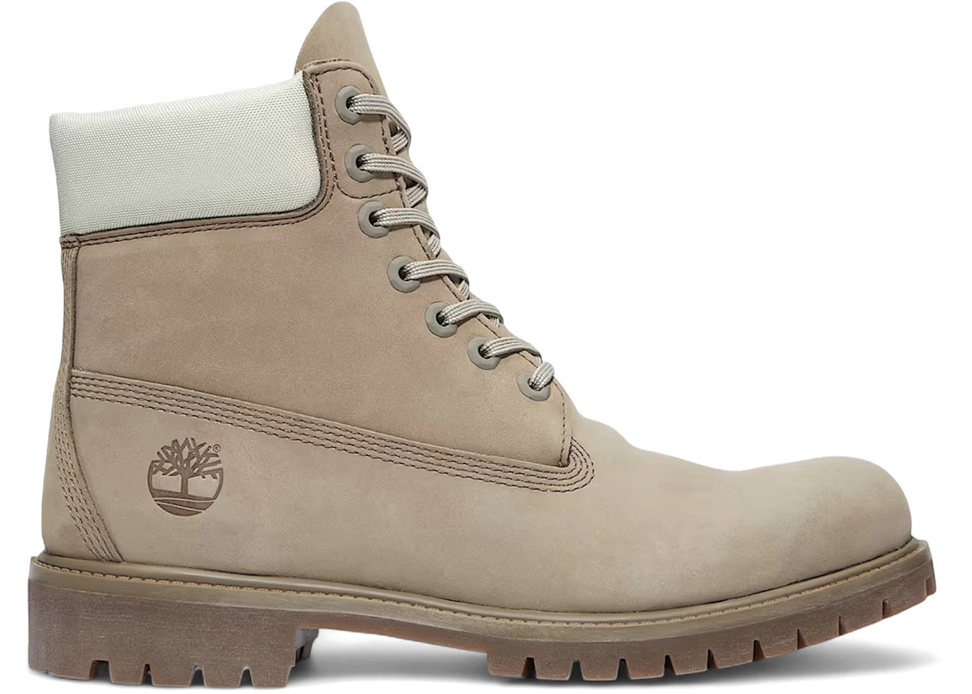Timberland 6 Inch Premium Waterproof Boot Grau Nubuk Hellgrün