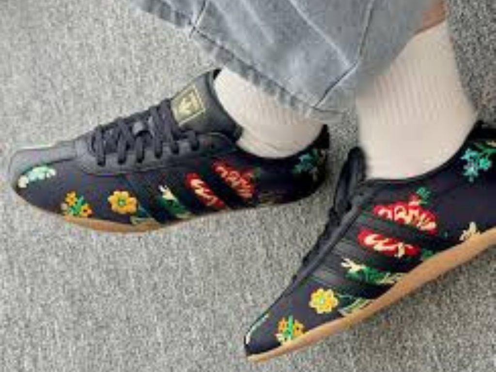 adidas Tokyo Black Floral Embroidery