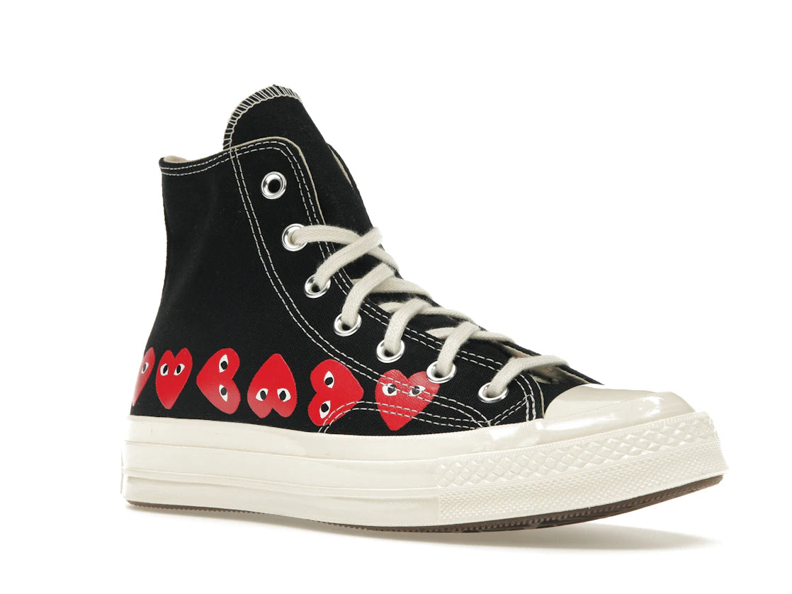 Converse Chuck Taylor All Star 70 Hi Comme des Garcons PLAY Multi-Heart Black