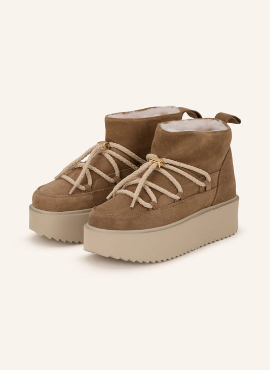 INUIKII Classic Low Platform Beige