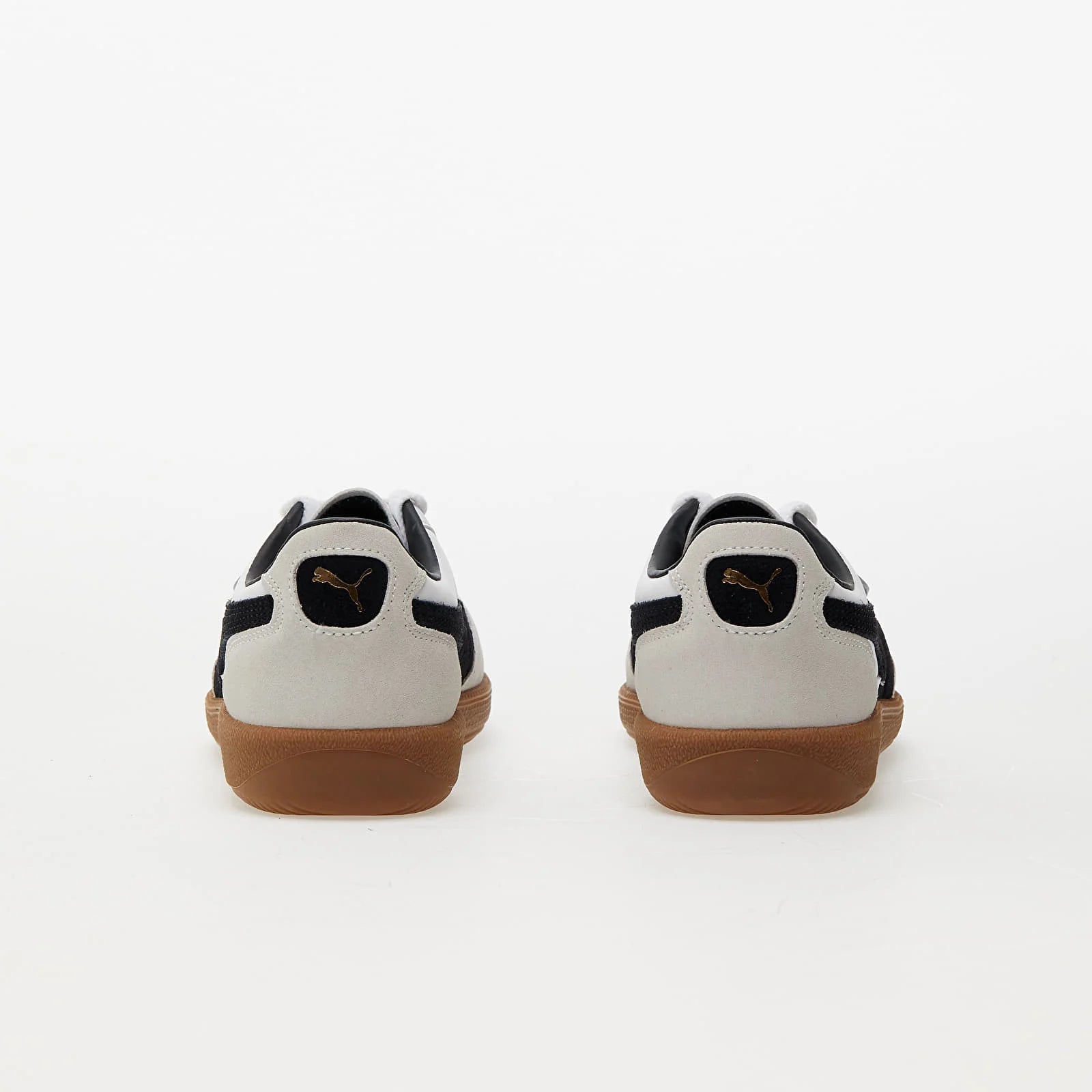 Puma Palermo Leather Weiß Vapor Grau Gummi