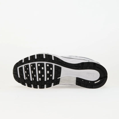 Nike P-6000 White Metallic Silver Black