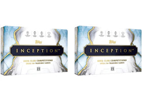 2025/26 Topps Inception UEFA Club Competitions Hobby Box 2x Lot - main view