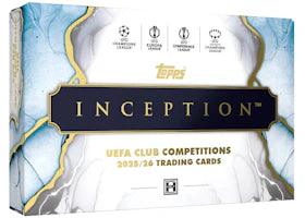 2025/26 Topps Inception UEFA Club Competitions Hobby Box - main view