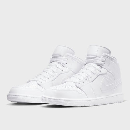 Air Jordan 1 Mid Triple White