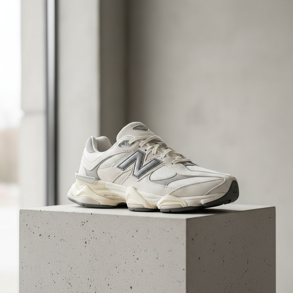 New Balance 9060 Sea Salt White