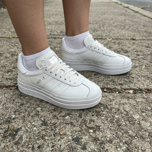 adidas Gazelle Bold Triple Blanc