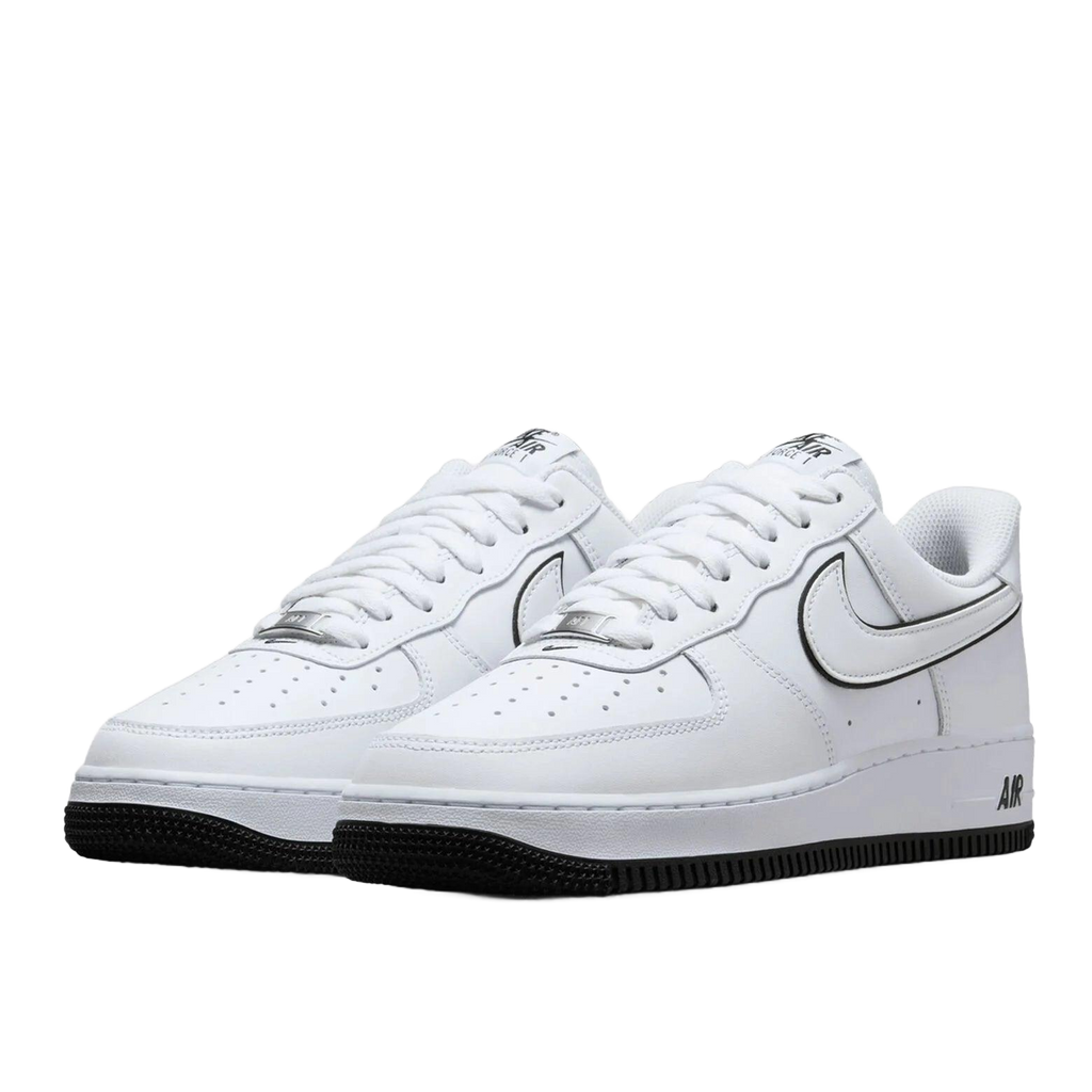 Nike Air Force 1 '07 White Black Outline Swoosh