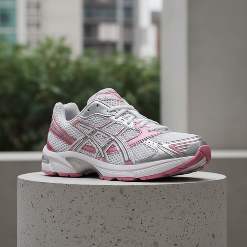 ASICS Gel-1130 Blanc Argent Pur Rose