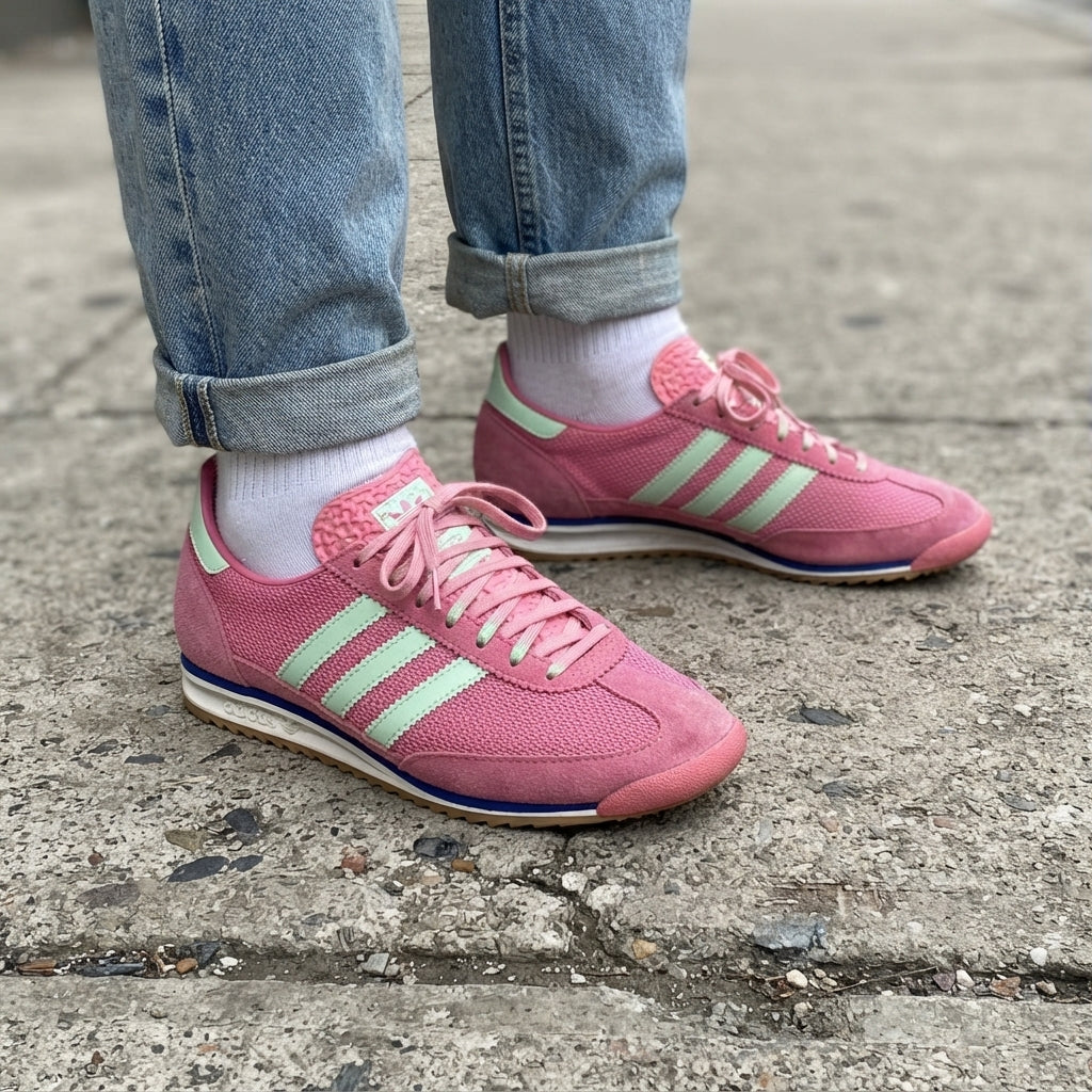 adidas SL72 Rose Vif Vert Scintillant
