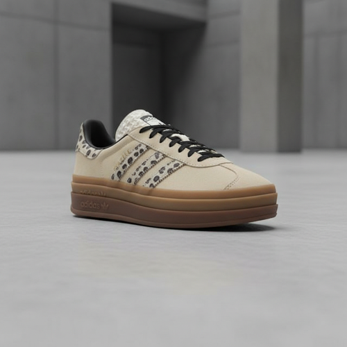 adidas Gazelle Bold Crème Noir Léopard
