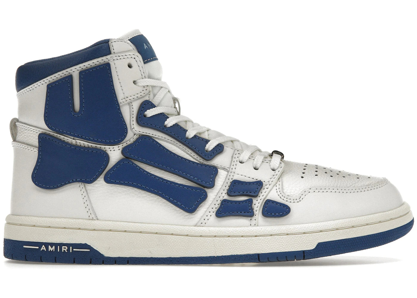 AMIRI Skel Panelled Montantes Blanc Bleu