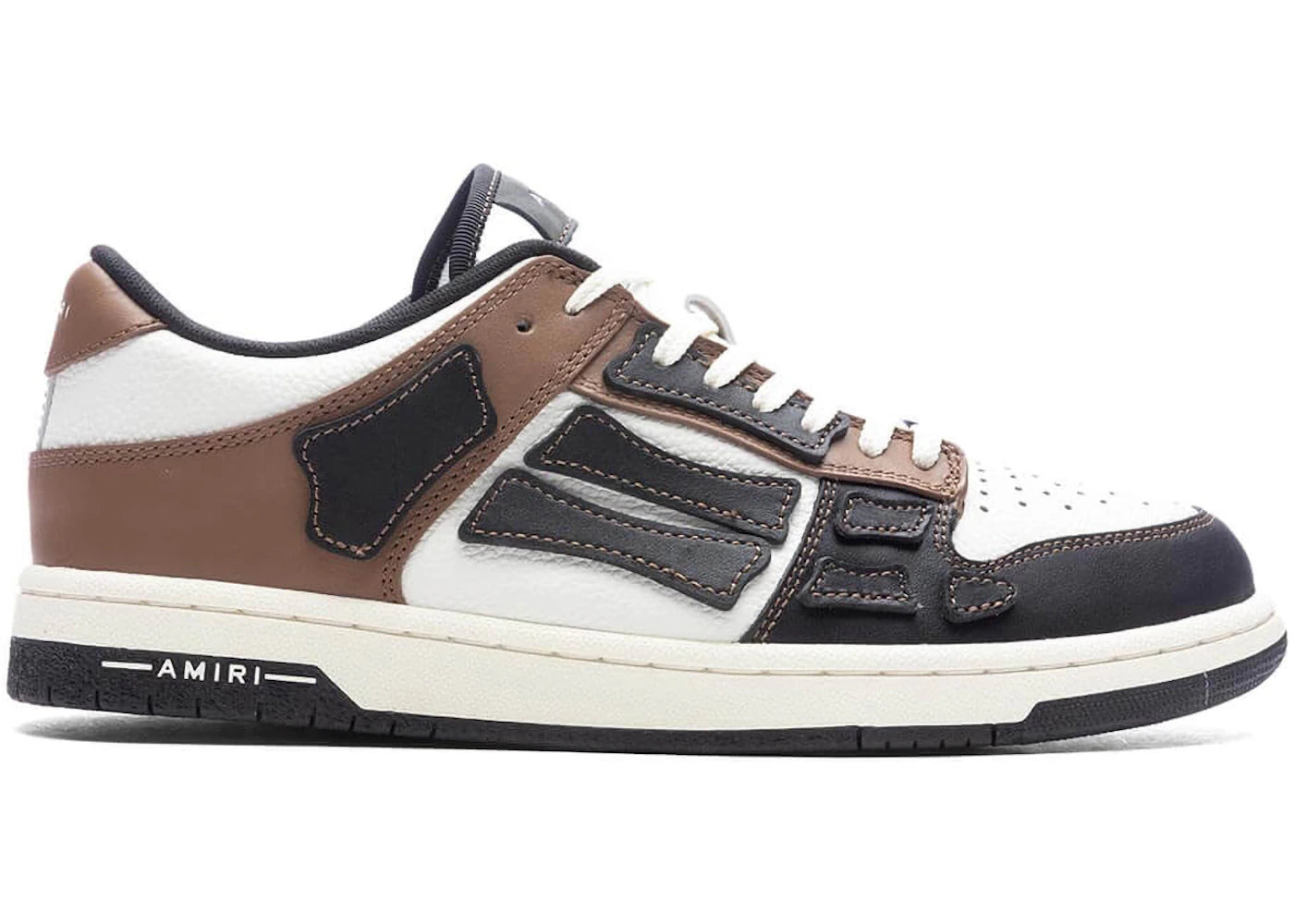 AMIRI Skel Top Low Black Brown