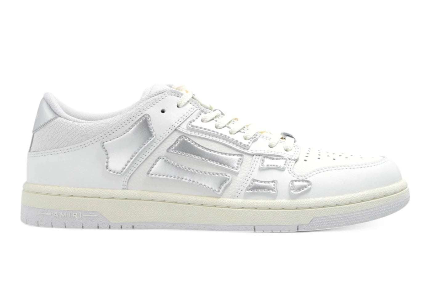 AMIRI Skel Top Low Blanc Argent
