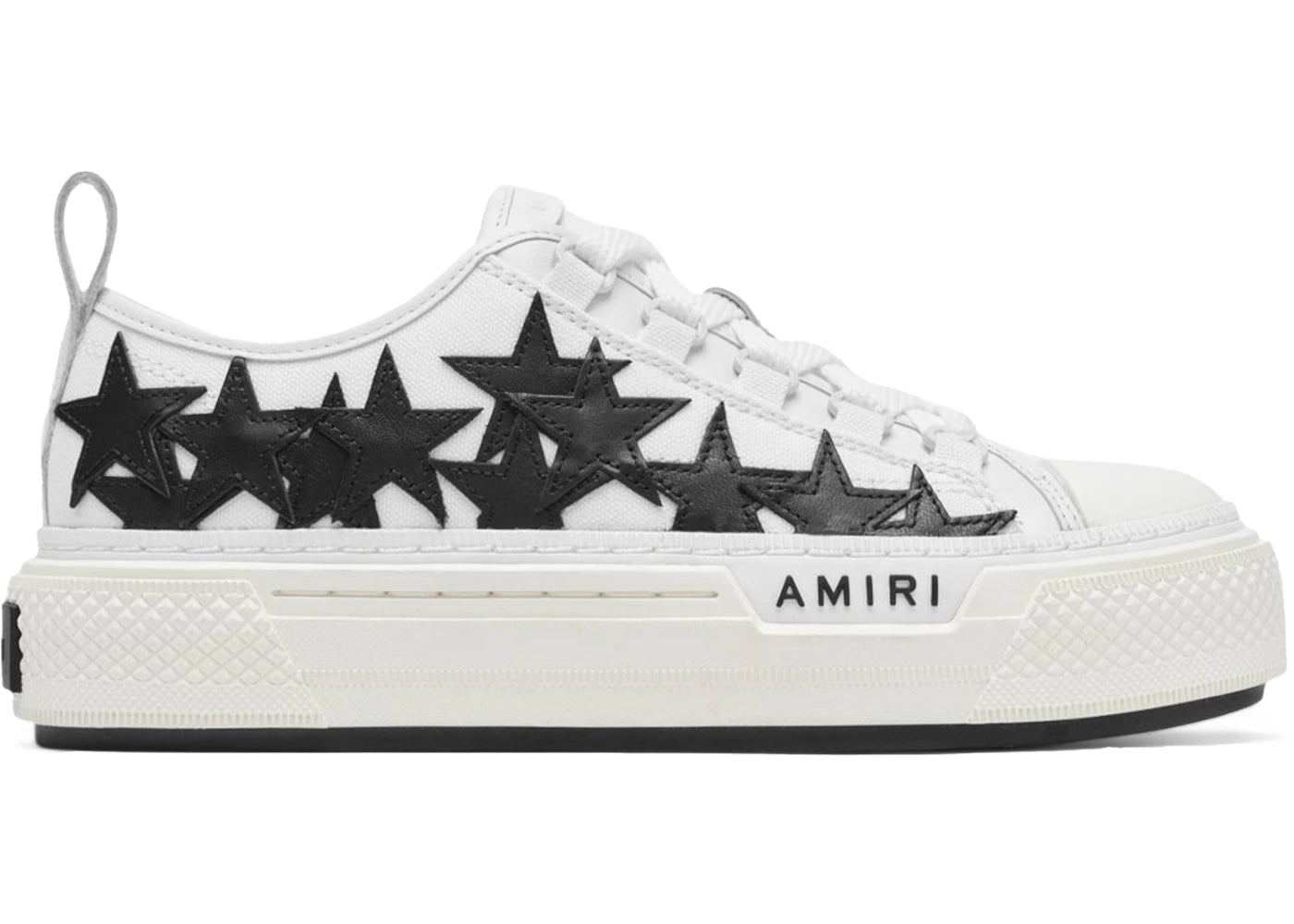 AMIRI Stars Court Low Weiß Schwarz