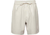 AMIRI Vegan Leather Shorts Beige