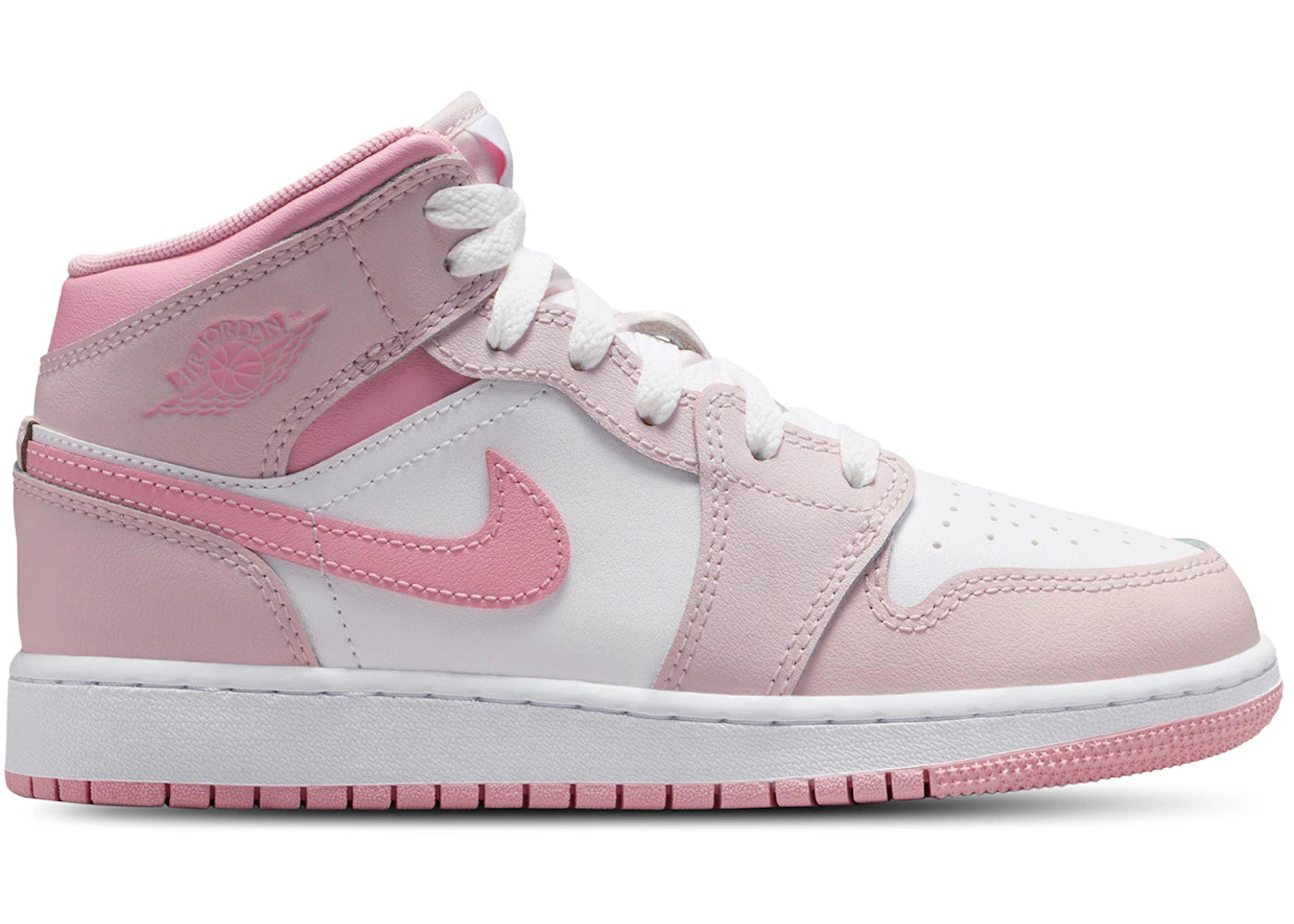 Jordan 1 Mid Pearl Pink White