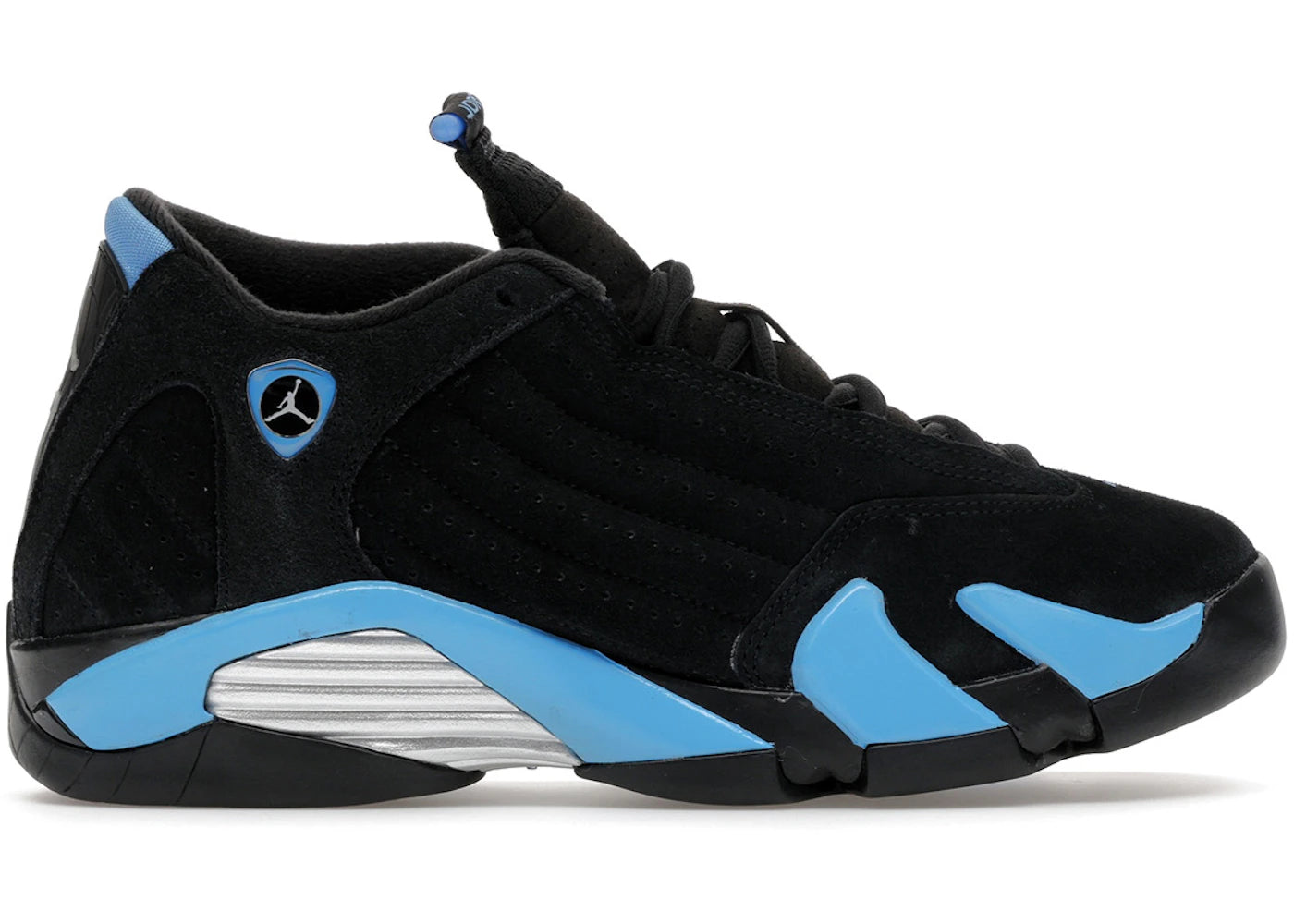 Jordan 14 Rétro Noir Université Bleu