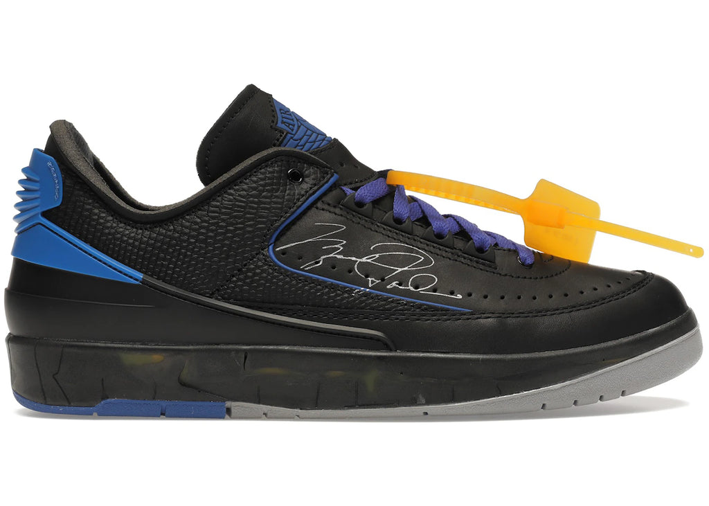 Jordan 2 Retro Low SP Off-White Noir Bleu