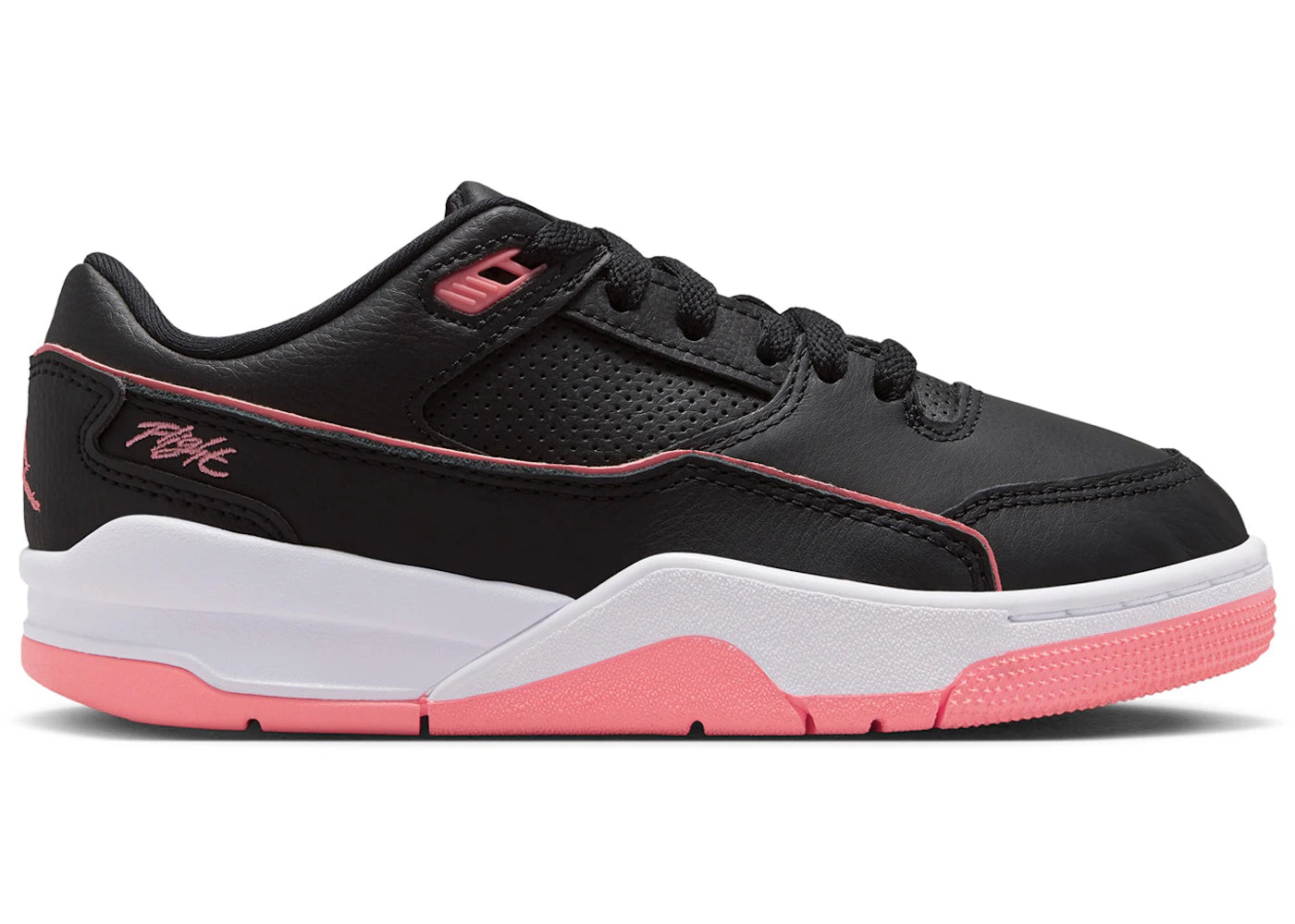 Jordan Flight Court Schwarz Pink Gaze
