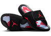 Jordan Hydro 6 Retro Slide Schwarz Infrarot