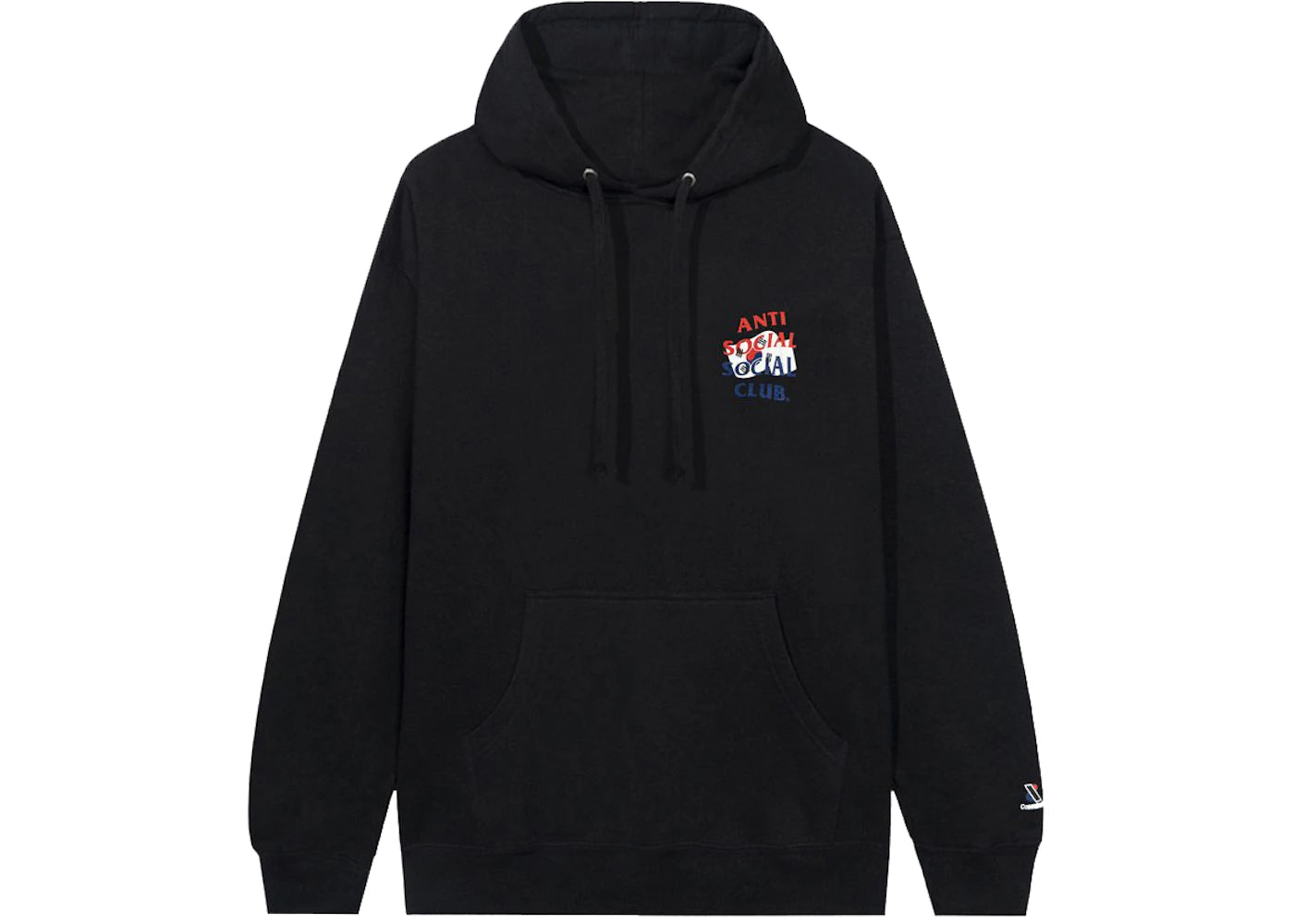 Anti Social Social Club x Case Study Flag Hoodie Schwarz