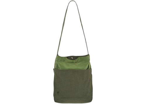 Bad Bunny x Zara Fabric Shoulder Shopper Bag Green - main view