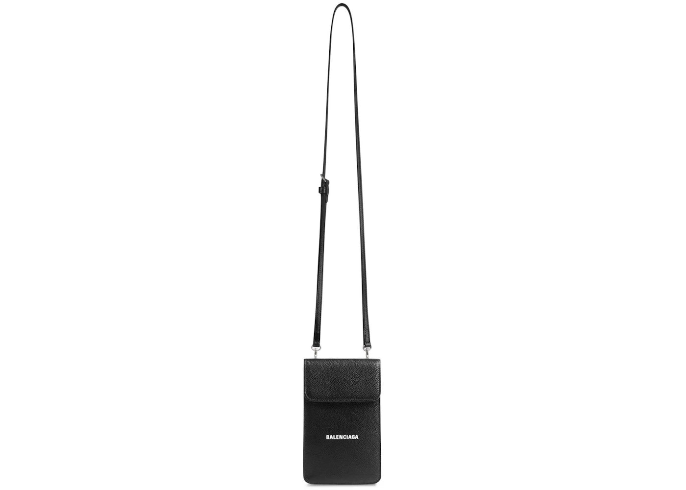 Balenciaga Étui Téléphone et Cartes Cash Noir