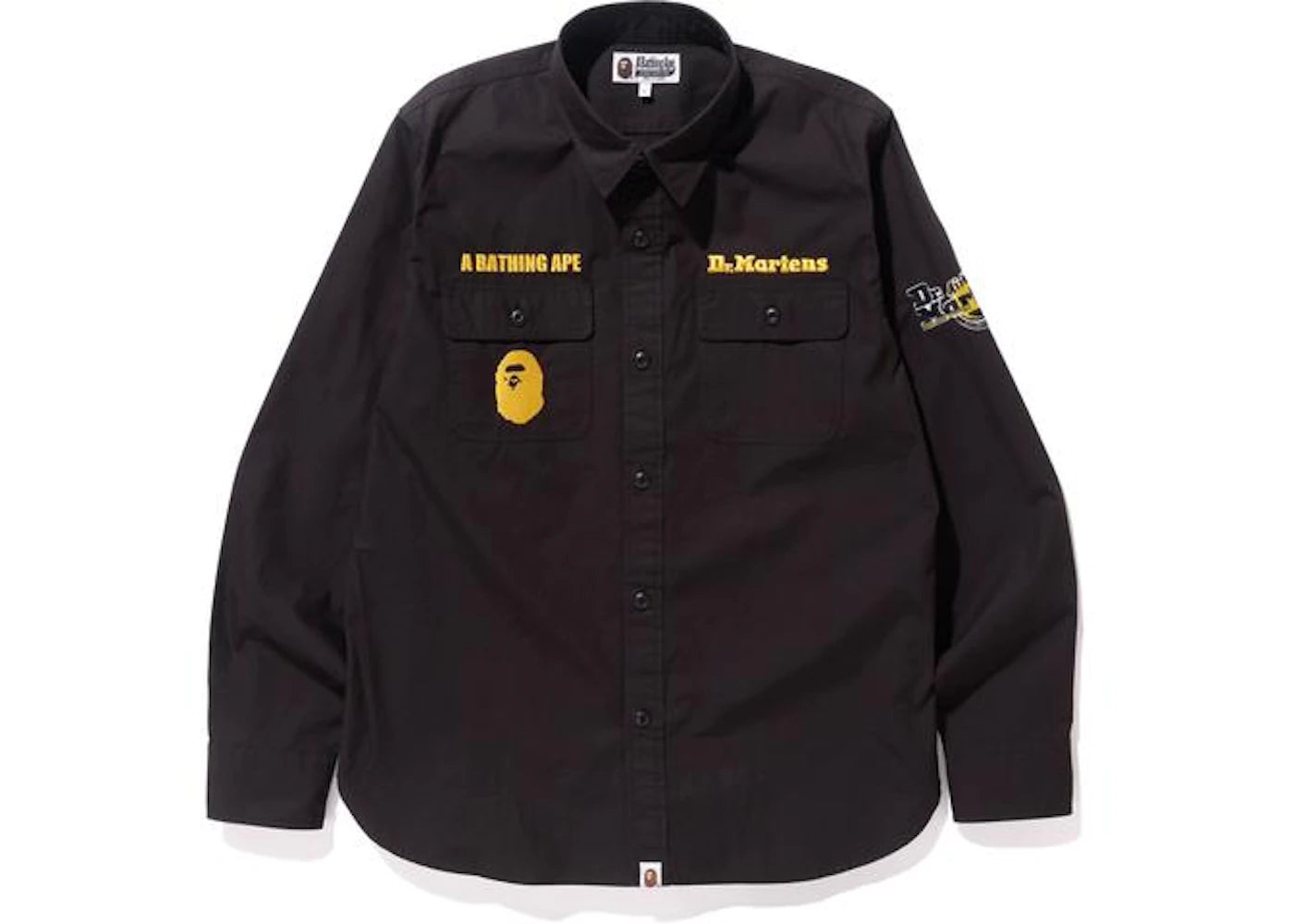 BAPE X DR.MARTENS Work Shirt Shirt Black