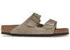 Birkenstock Arizona Soft Footbed Suede Taupe
