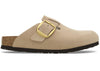 Birkenstock Boston Big Buckle Nubuck Sandcastle