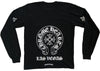 T-shirt manches longues exclusif Chrome Hearts Las Vegas noir