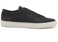 Common Project Original Achilles Low Schwarzes Nubukleder