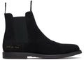 Common Projects Chelsea Classic Black Waxed Suede