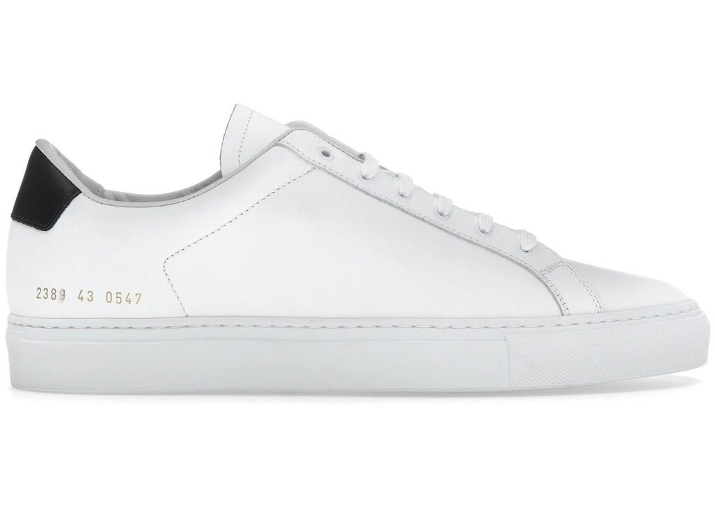 Common Projects Retro Classic Low Blanc Noir