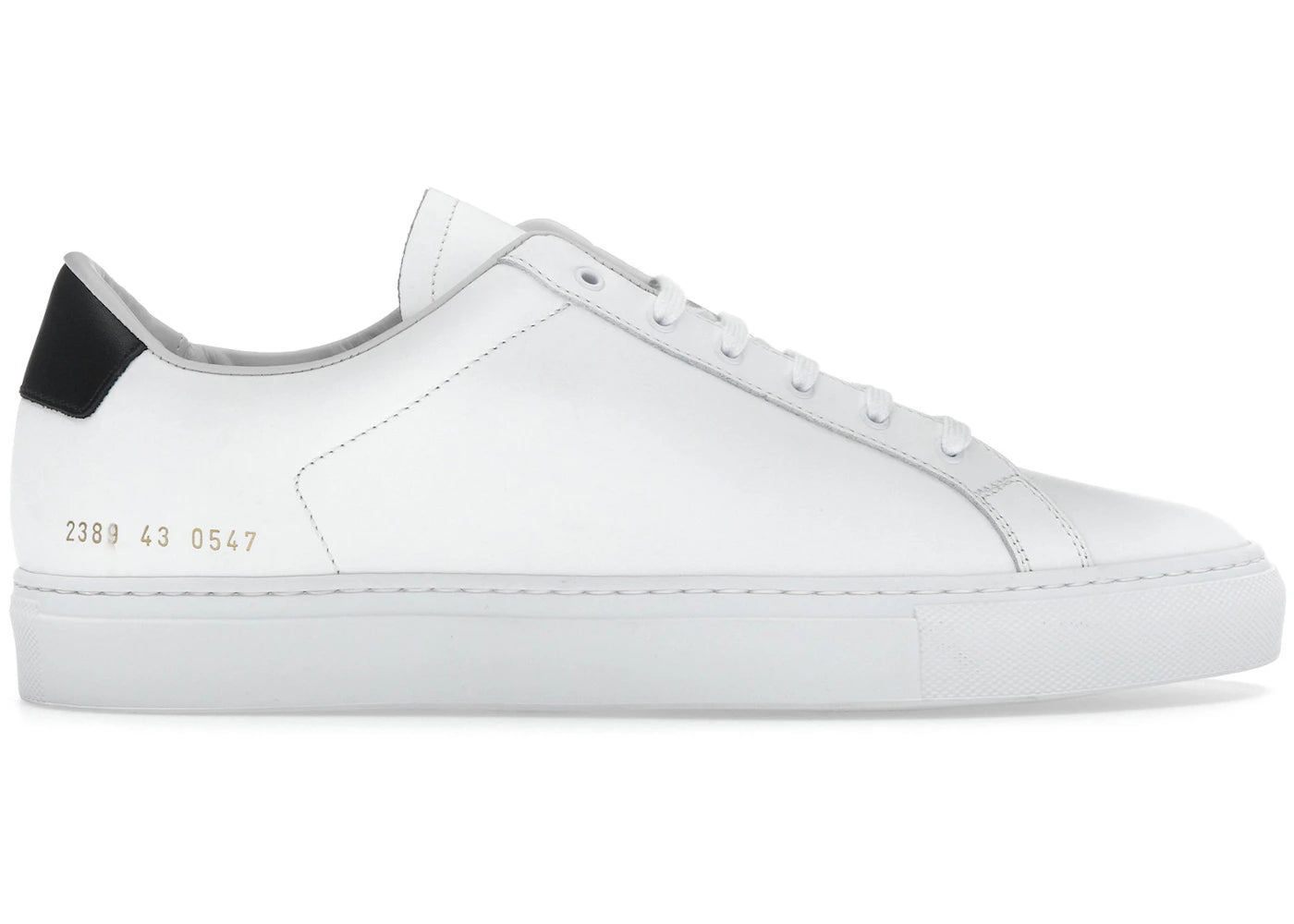 Common Projects Retro Classic Low Blanc Noir