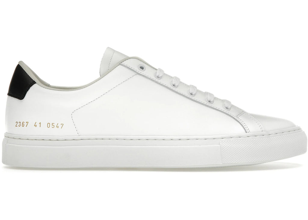 Common Projects Retro Low Blanc Noir