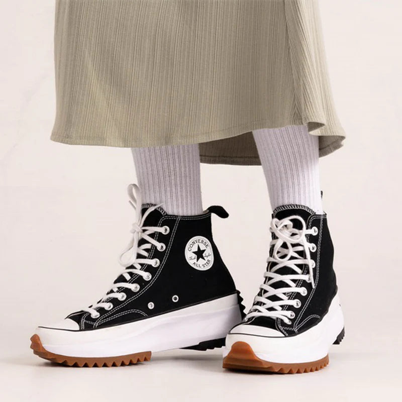 Converse Run Star Hike Hi Black White Gum