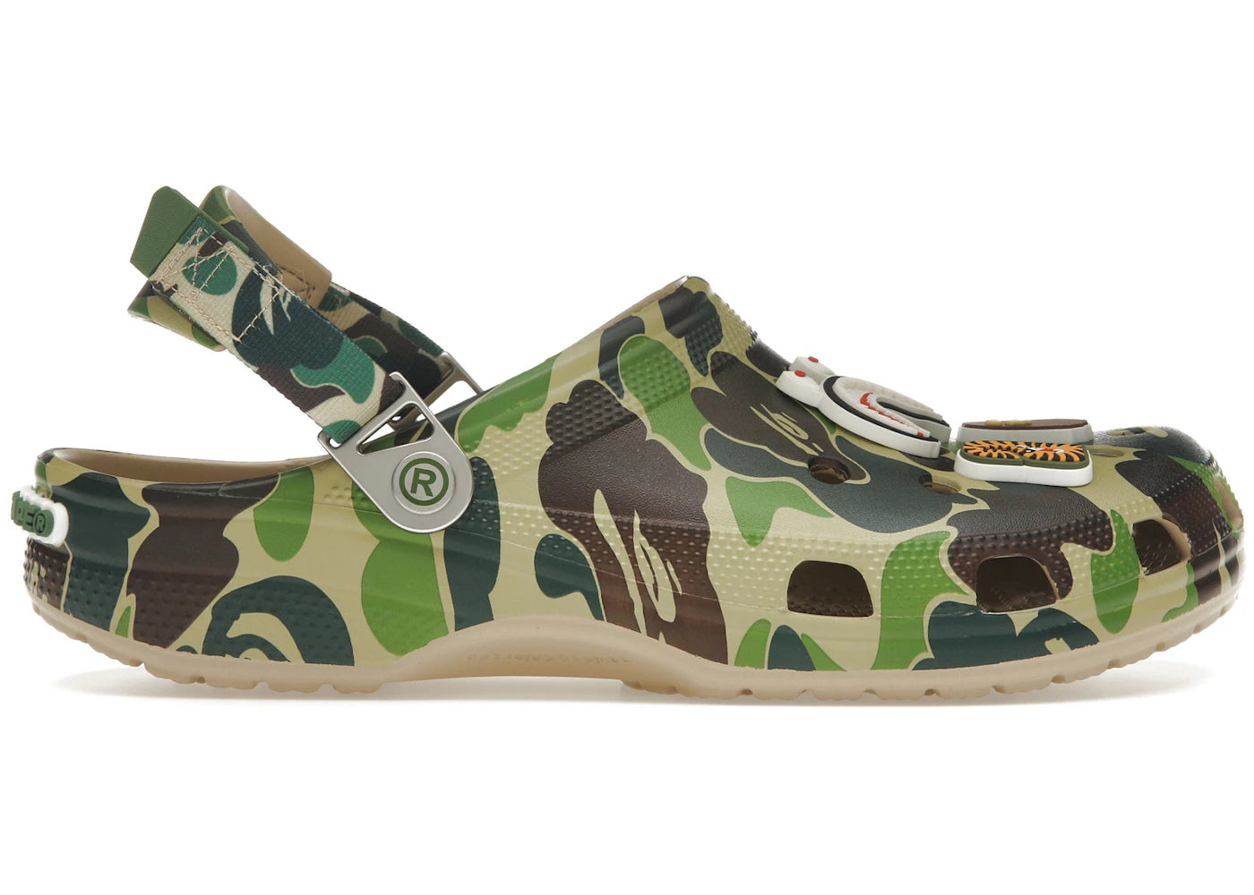 Crocs Classic Clog A Bathing Ape ABC Camo Green