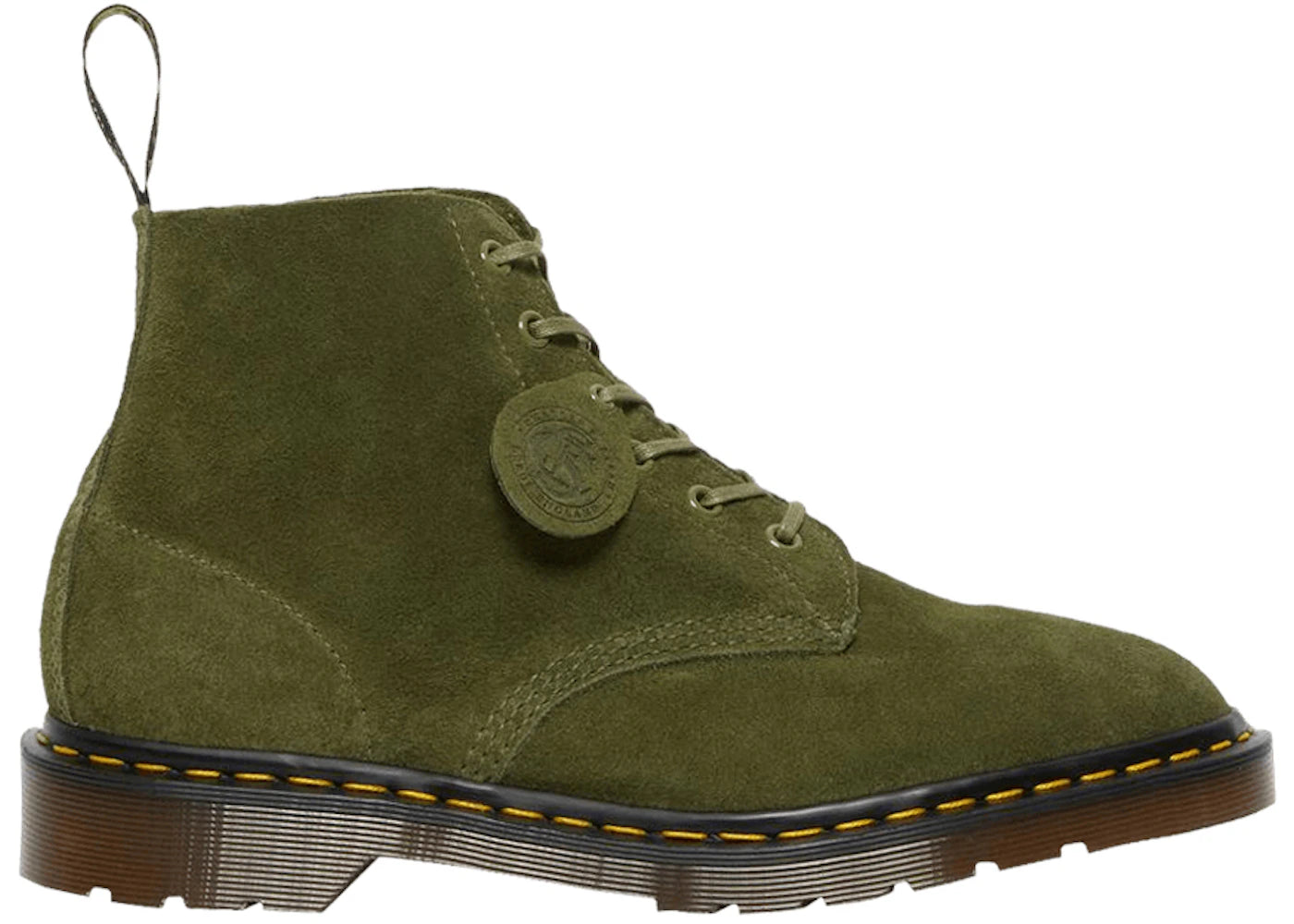 Dr. Martens 101 Wildleder-Ankle-Boot, Grün Desert Oasis