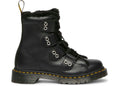 Dr. Martens 1460 Faux Fur Lined Leather Lace Up Boots Black